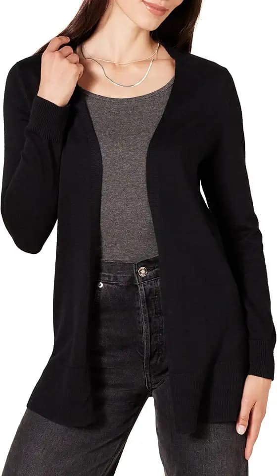 Amazon Essentials Damen Sommer Strickjacke Leicht Ohne Knöpfe (in Übergröße erhältlich)