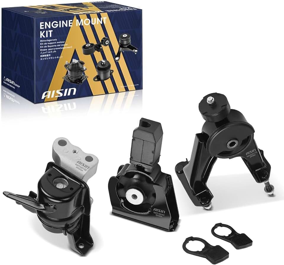 AISIN AFTERMARKET EMTT-21020 3Pcs Engine Motor Mount