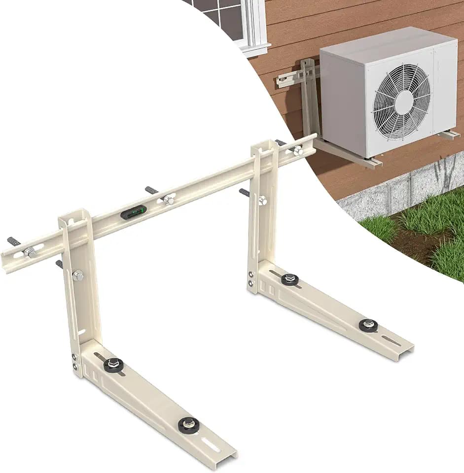 Mini Split Wall Mounting Bracket for Outside Heat System 7000 to 12000 BTU