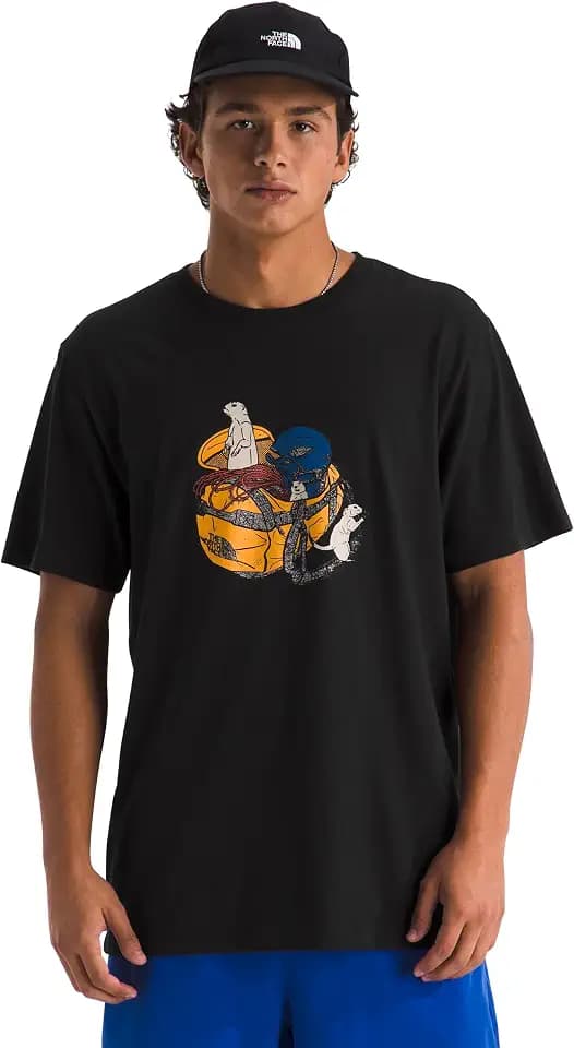 The North Face Men's Woodland Wanderer Short Sleeve Tee - Casual Stylish Graphic T-Shirt, Regular Fit, Soft Cotton Fabric