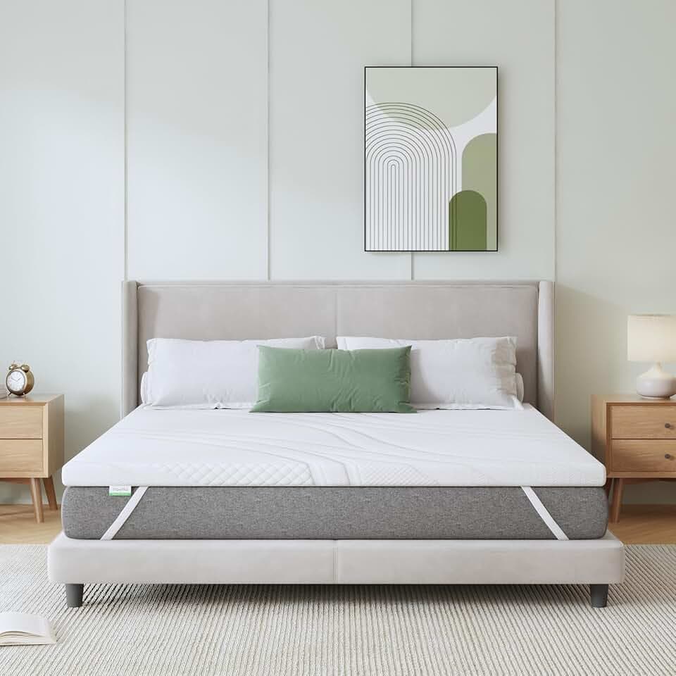 Novilla Matratzen Topper 180x200 cm, Gel Memory Foam, 7.5cm Höhe, Oeko-TEx