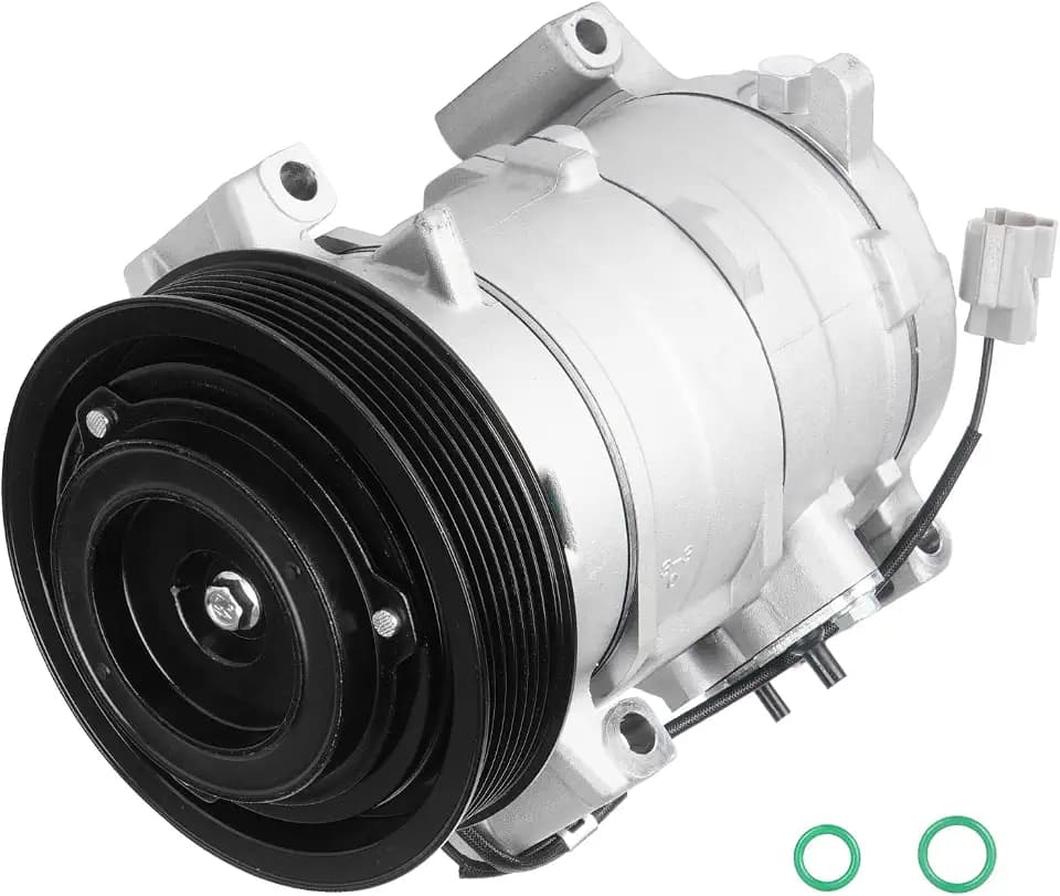 AC Compressor with A/C Clutch Fits for Honda Accord 2.4 2.4L 2003 2004 2005 2006 2007 (Not for 3.0L), CO 28003C, 1521609, 38810RAAA01, 1028003, 1128003