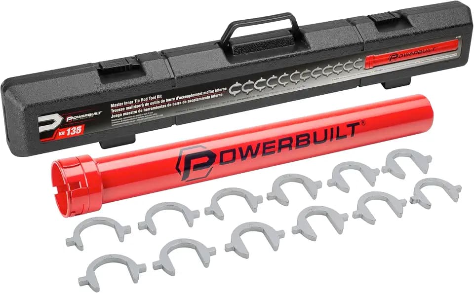 Powerbuilt 13-Piece Master Inner Tie Rod Removal Tool Kit - 647785