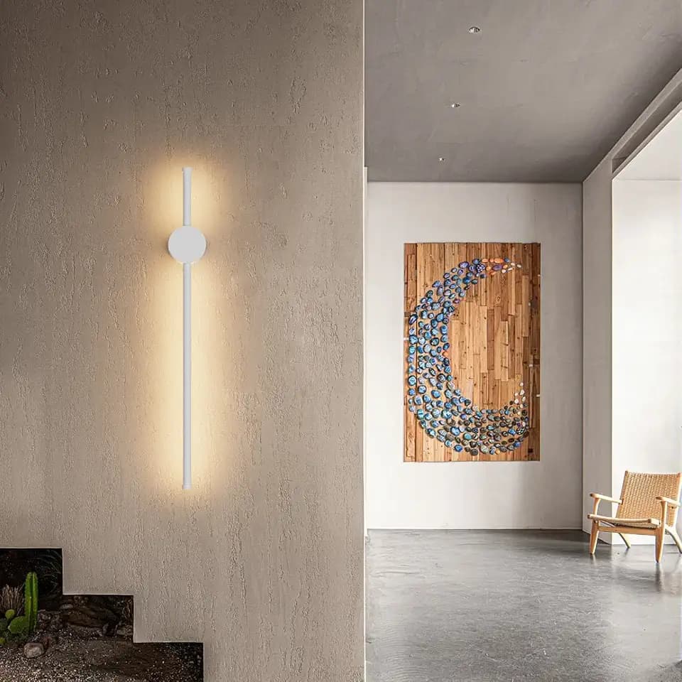 Klighten Wandleuchte Innen/Außen LED Lange IP65 18W 65CM, 3000K, Weiß