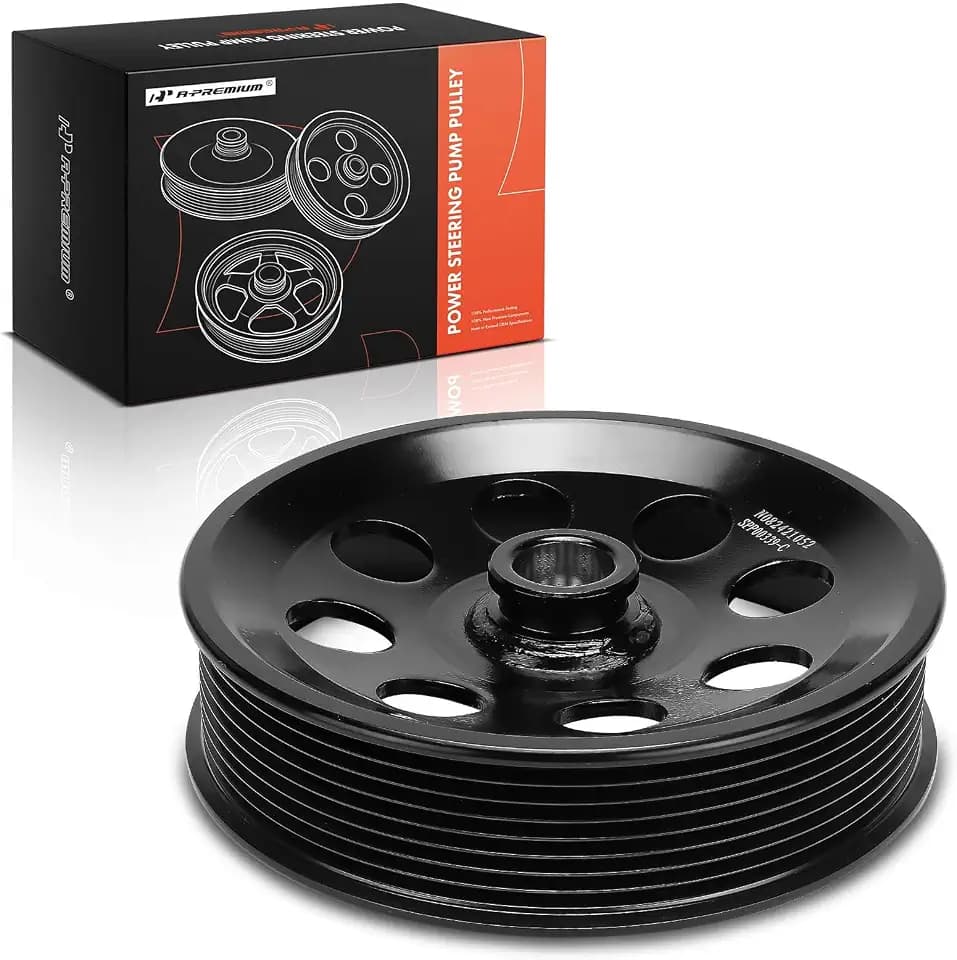 A-Premium Power Steering Pump Pulley, Compatible with Ford