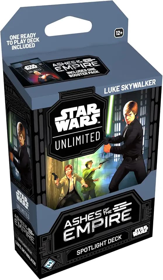 Star Wars: Unlimited TCG Ashes of the Empire Luke Skywalker Spotlight Deck