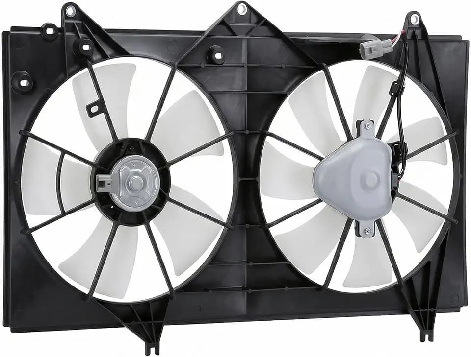 620-531 Engine Radiator Cooling Fan Assembly for 2002-2006 Toyota Camry for 2002-2008 Toyota Solara 2.4L Replaces OE 620-545 1636103071