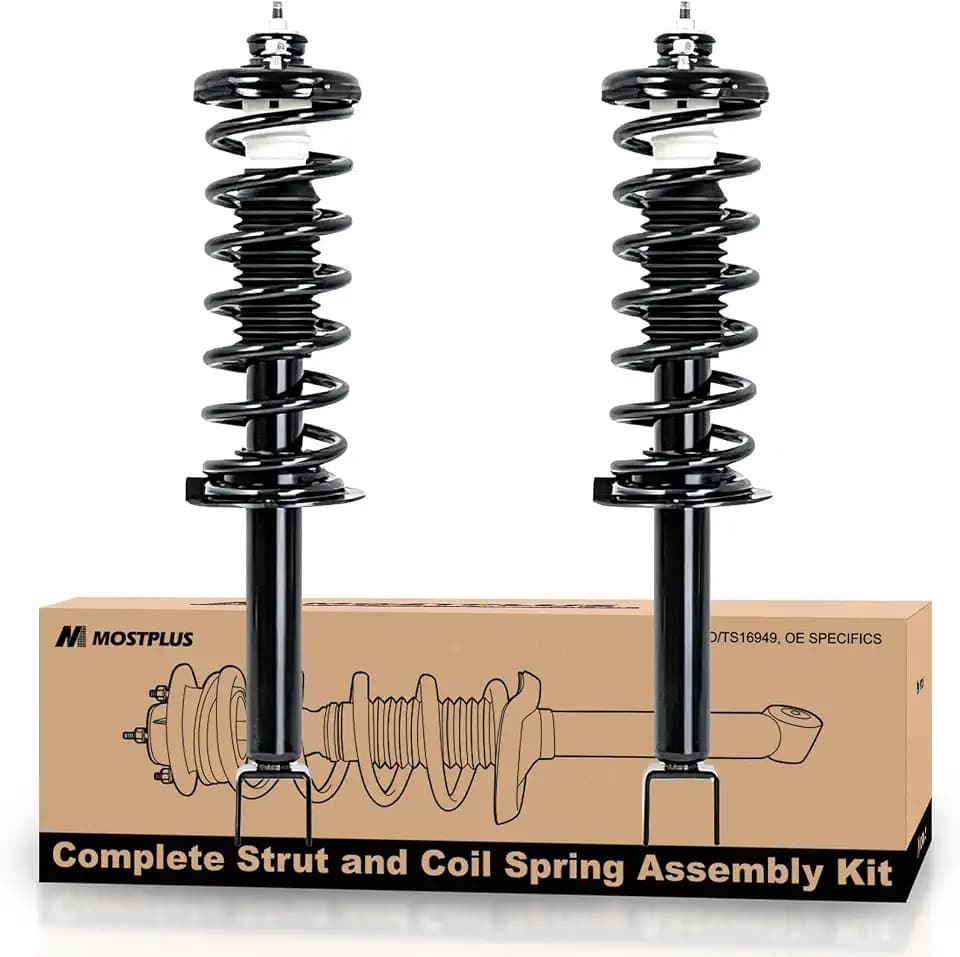 MOSTPLUS Rear Pair Complete Struts Spring Compatible with 2013-2017 Honda Accord Replaces 172984 Rear Shock Absorbers Coil Spring