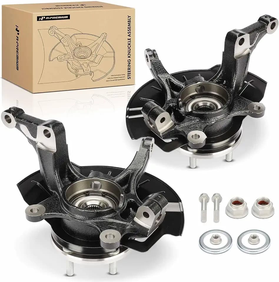 A-Premium Front Left & Right Steering Knuckle & Wheel Bearing Hub Assembly