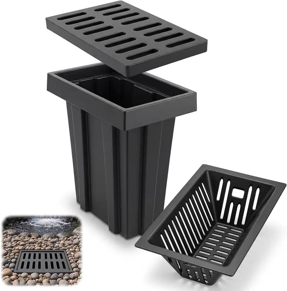 DoubleFill 24" x 21.5" Disappearing Fountain Basin Kit, 23.8 Gallon