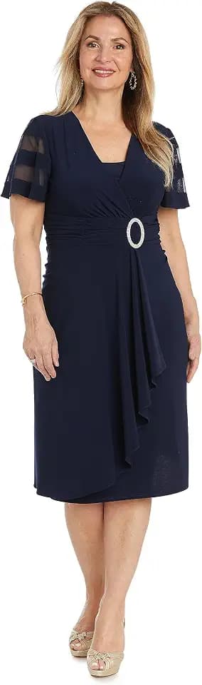 R&M Richards Women's Allegra Cascade Dress