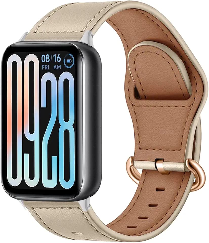 Leder Armband für Xiaomi Smart Band 10 Pro/9 Pro/8 Pro, Redmi Watch 6 5 4
