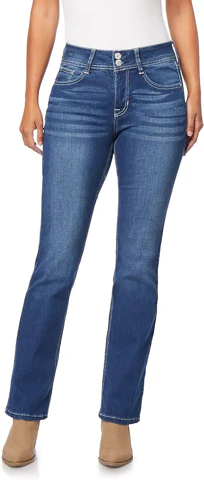 Angels Forever Young Women's Curvy Bootcut Jeans, Sizes 6-24