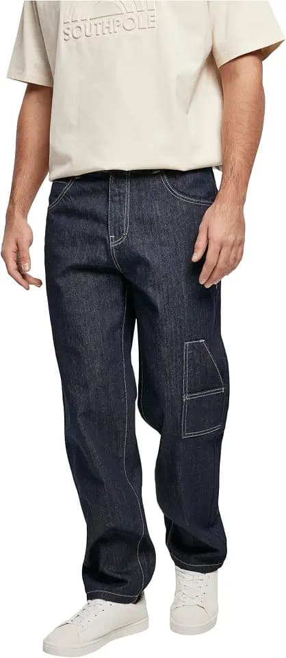 Southpole Herren Script Denim