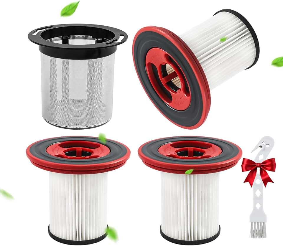 4 Stück Ersatzfilter Filter für Bosch Unlimited Serie 7 Akku-Staubsauger