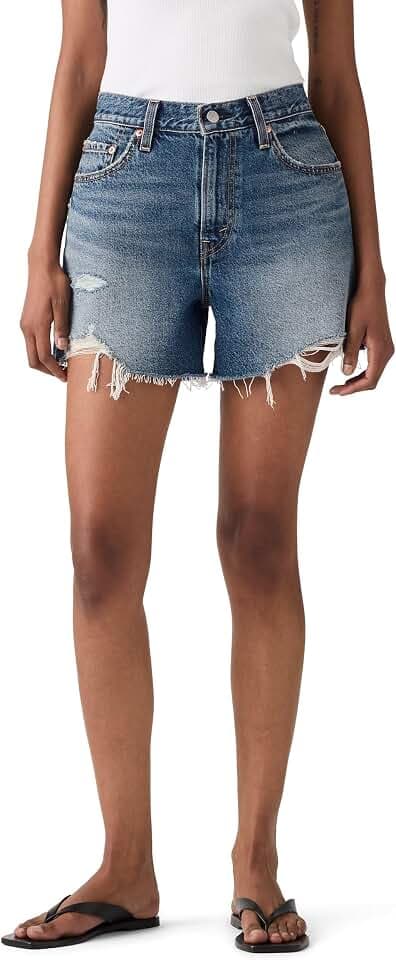 Levi's Damen Shorts Ribcage Short Zip