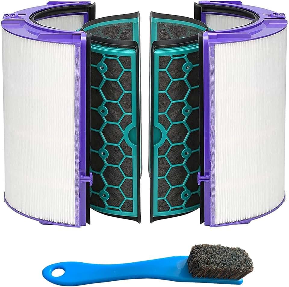 Ersatzfilter Zubehör Kompatibel für Dyson HP04 TP04 DP04 Pure Cool Luftreiniger und Lüfter Hepa Filtre(Vergleichbar mit 969048-01)