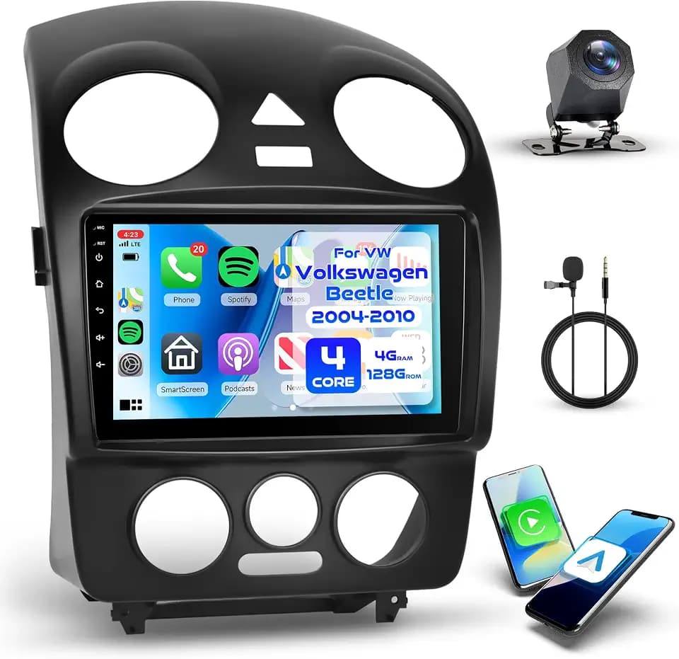 [4G+128G] for Volkswagen Beetle 2004-2010 Android 15 Radio Wireless Carplay