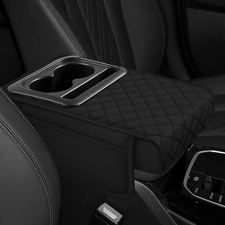 Hovom Car Center Console Cover, 4 in 1 Memory Foam Armrest Pillow
