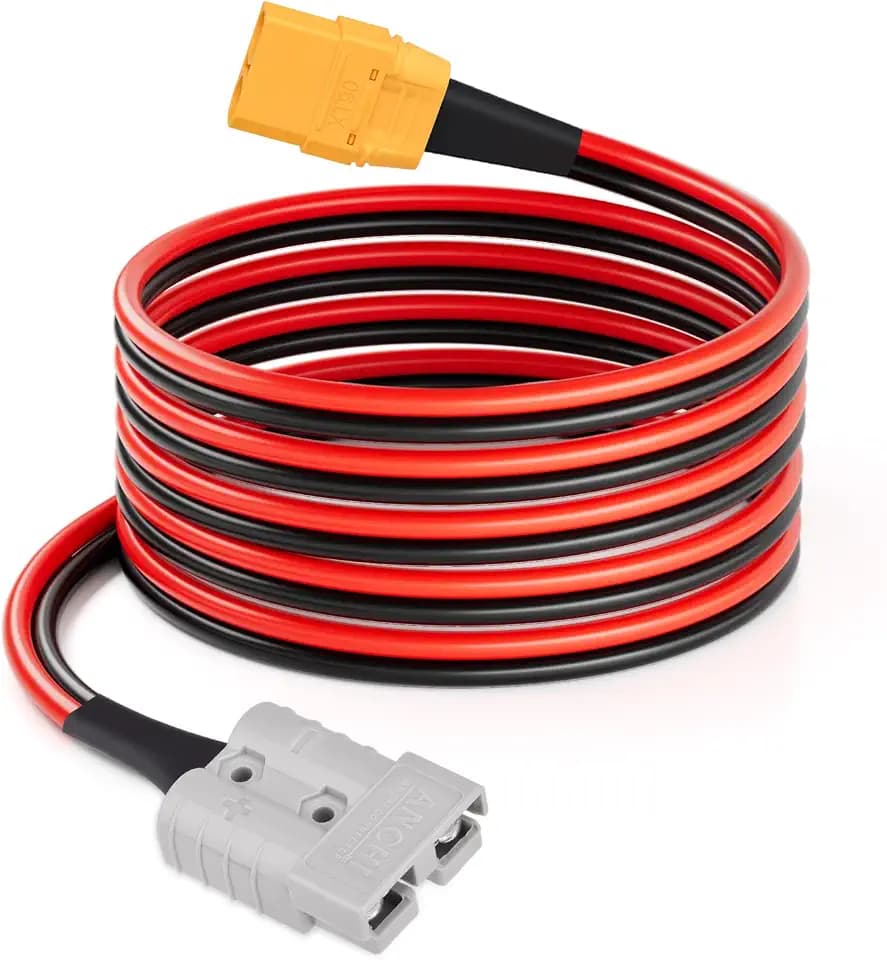ELFCULB SB50 to XT90 Female Cable 10AWG 10FT for Forklift Trucks