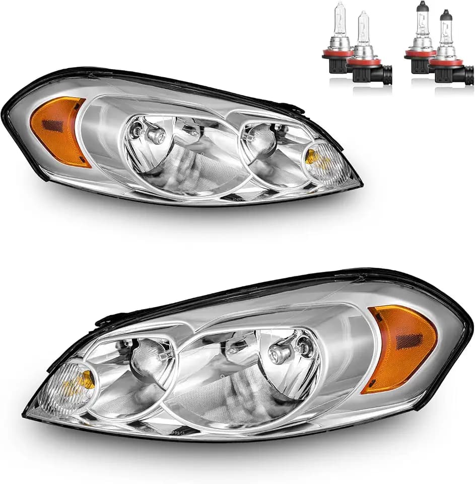 Halogen Headlights for 2006-2013 Chevy Impala