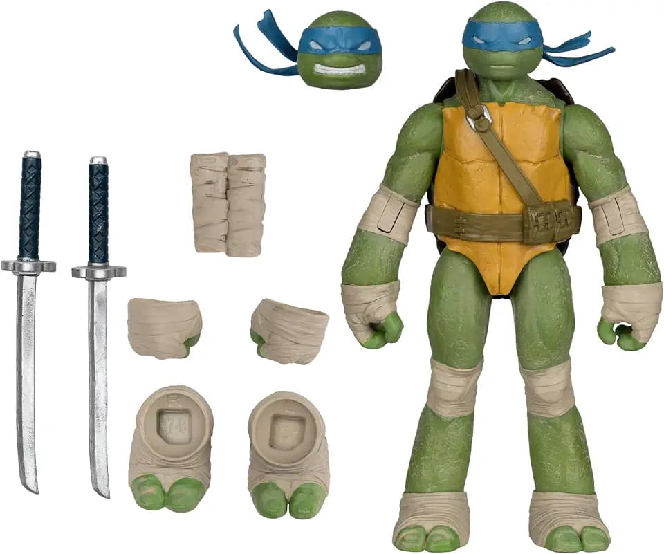McFarlane Toys-Teenage Mutant Ninja Turtles (Page Punchers) Leonardo 5in Action Figure with Comic