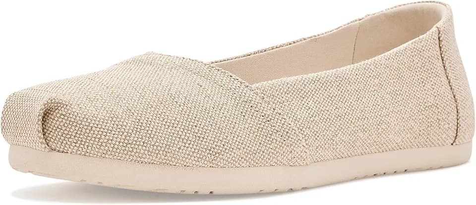 TOMS Women's Alpargata Ballet Flat, Textile Upper