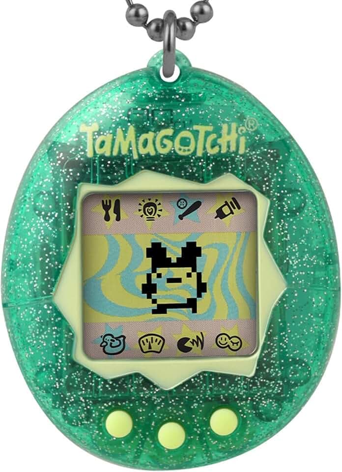 Bandai - Original Tamagotchi Color Collection Green - Elektronisches virtuelles Haustier mit Farbdisplay - Interaktives Spielzeug - Grünes Tamagotchi - Spielzeug Kinder ab 8 Jahren - 46010