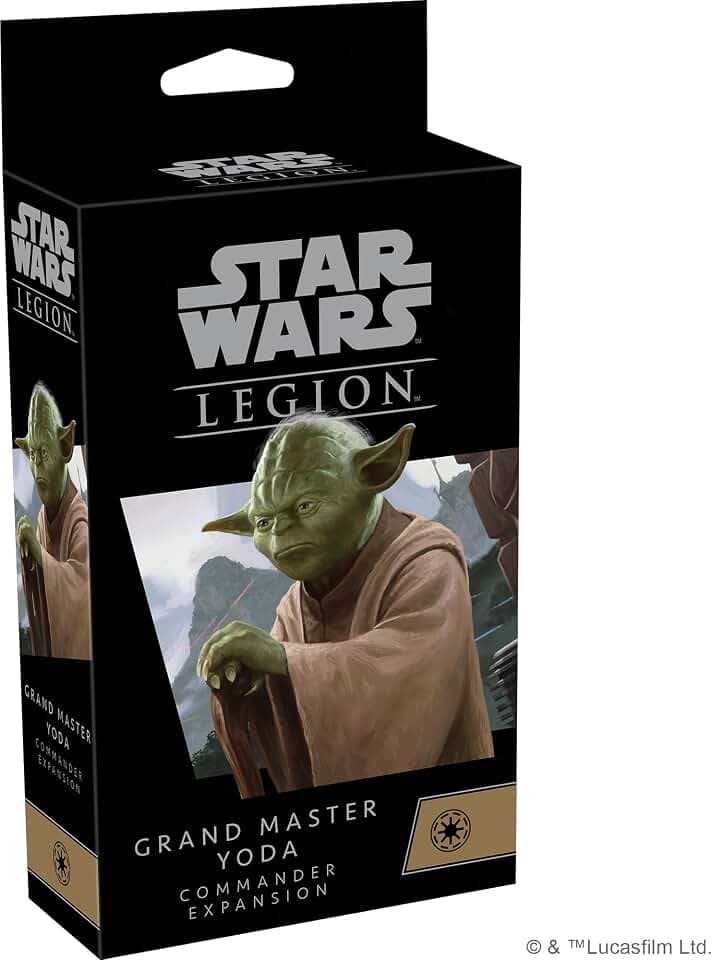 Atomic Mass Games, Star Wars Legion: Galactic Republic Expansions: Grand Master Yoda, Unit Expansion, Miniatures Game, Ages 14+, 2 Players, 90 Minutes Playing Time