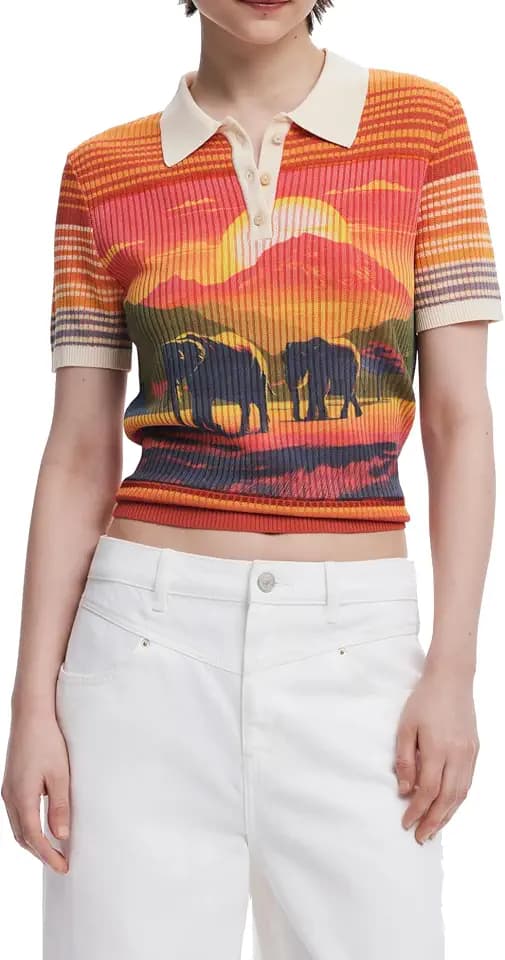 Desigual Damen 25swtka7 T-Shirt