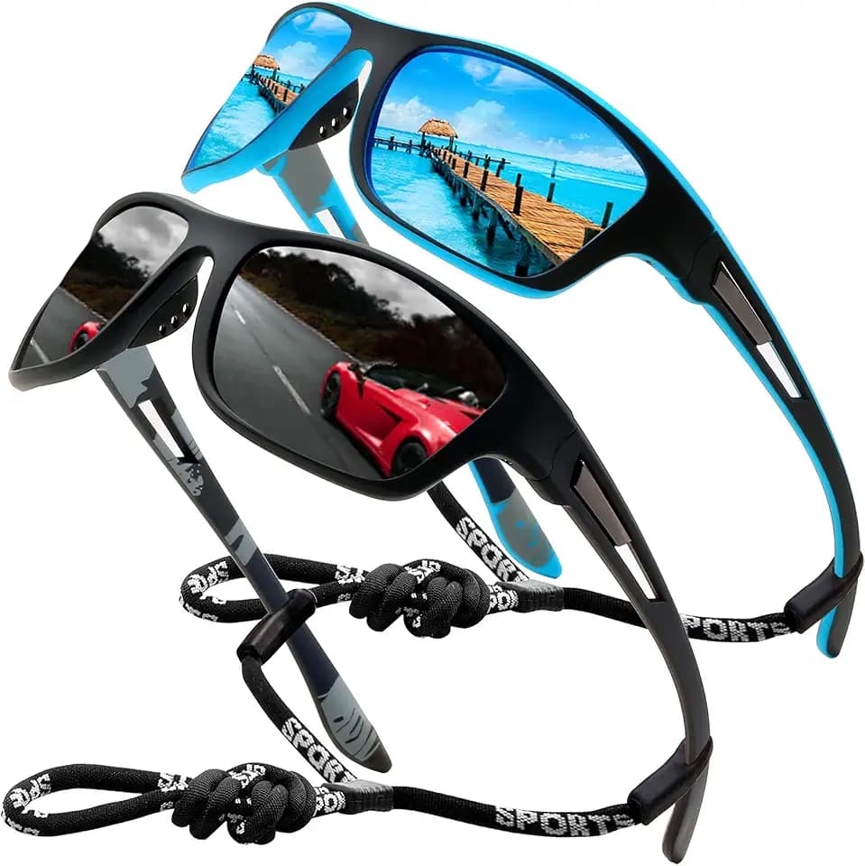 Polarisierte Sonnenbrille Herren Damen für fahrradbrille polbrille angeln
