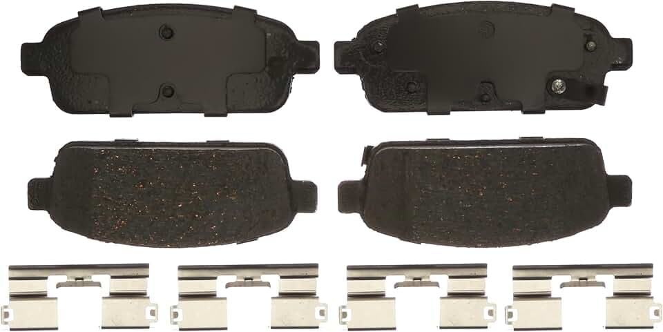 ACDelco Gold 17D1468CHF1 (19386943) Ceramic Rear Disc Brake Pad Set