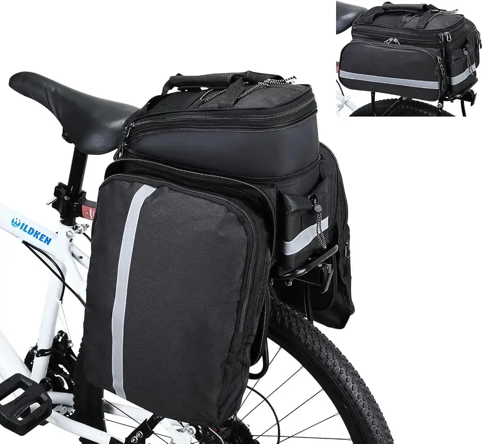 WILDKEN Fahrradtaschen für Gepäckträger 25L Wasserdicht Gepäckträgertasche
