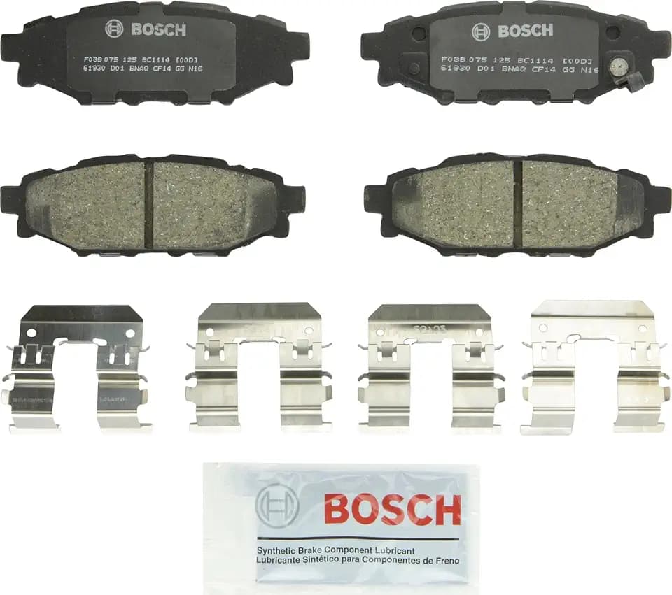 BOSCH BC1114 QuietCast Premium Ceramic Disc Brake Pad Set - Rear