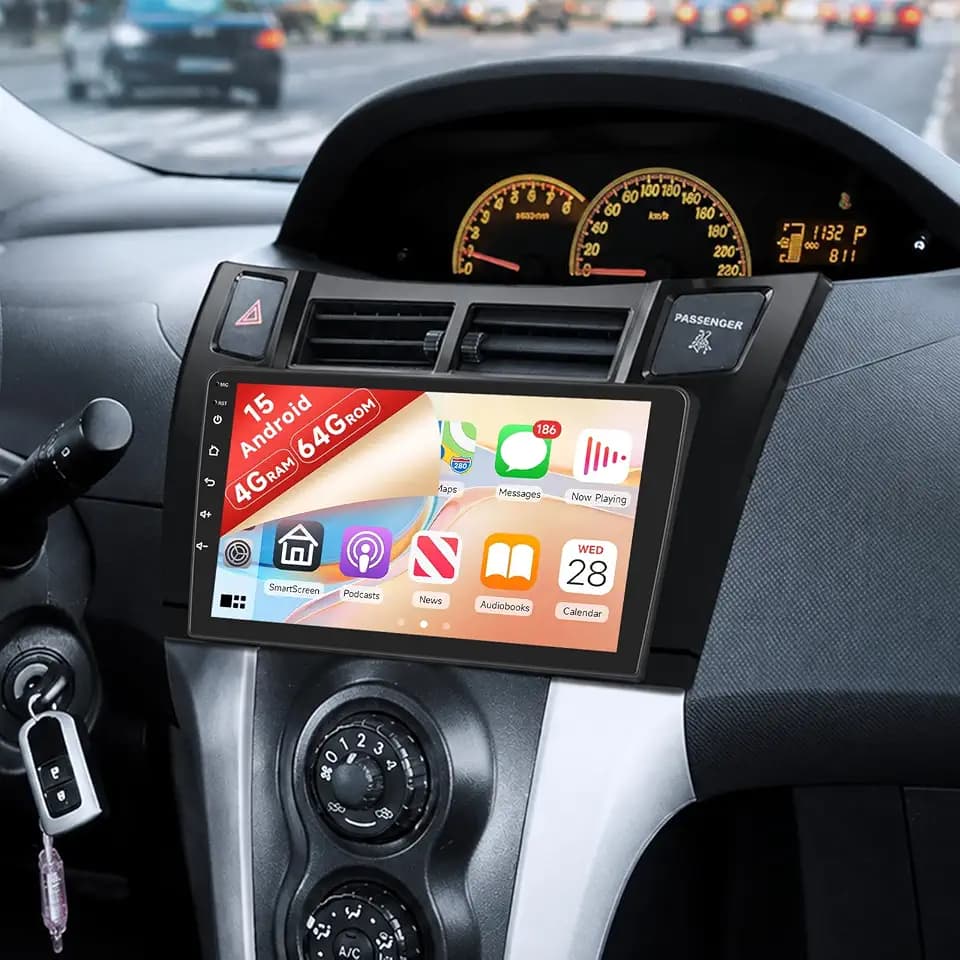 [4G+64G] Android Car Radio for Toyota Yaris 2006-2011 with 5Ghz WiFi GPS EQ