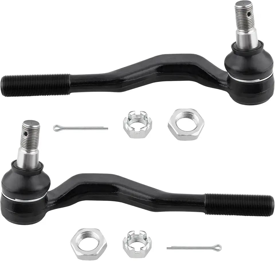 BOXI 2pcs Front Outer Tie rod Ends Fit for Toyota Tacoma 1998 1999 2000 2001 2002 2003 2004 Pre Runner RWD/for Toyota Tacoma 1995 1996 1997 1998 1999 2000 2001 2002 2003 2004 4WD | ES3546 ES3545