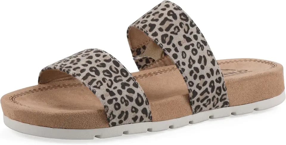 Cliffs by White Mountain Women's Tahlie Cushioned Slide Sandal