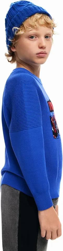 Desigual Jungen Boy Flat Knit Pullover Long Sleeve Sweatshirt