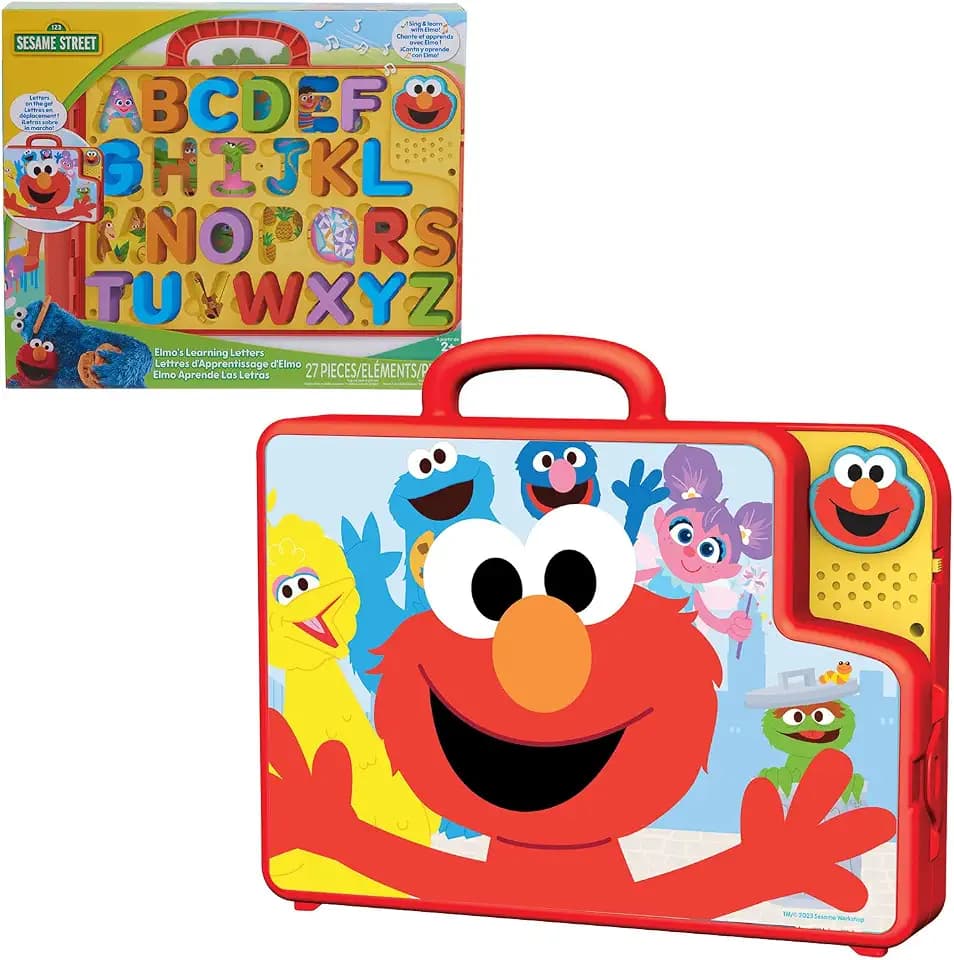Just Play Sesame Street Elmo’s Learning Letters Bus Activity Board, Preschool Learning and Education