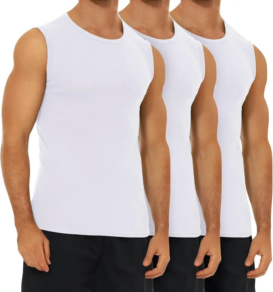 FALARY 3er/6er Pack Unterhemd Herren Baumwolle Tank Top Unterhemden S-5XL