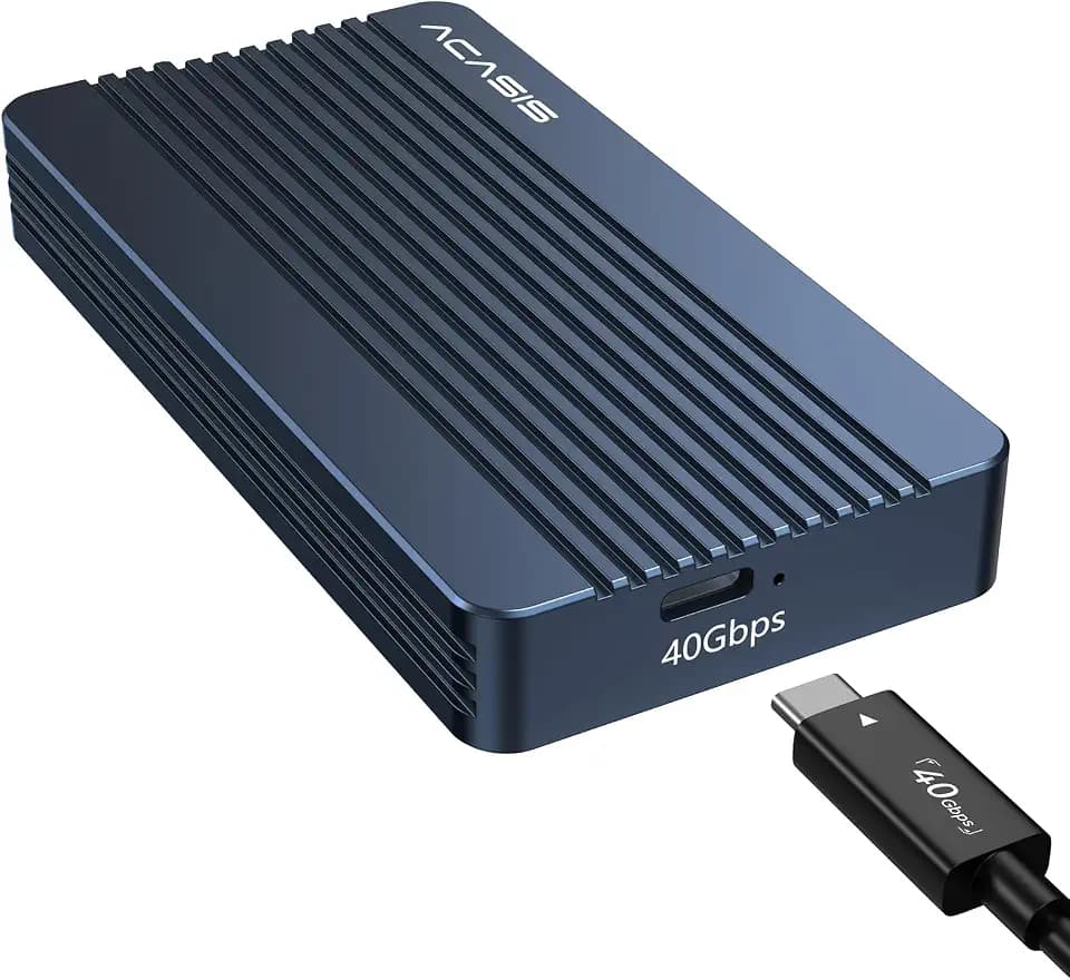 ACASIS 40Gbps M.2 NVMe SSD Gehäuse, für USB4 / Thunderbolt, 2230-2280