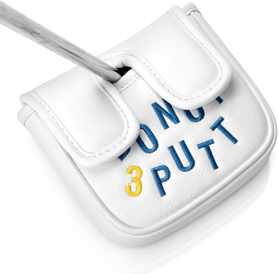 Do Not 3 PUTT Putter Headcovers Golf Mallet Putter Cover Blade Putter Cover