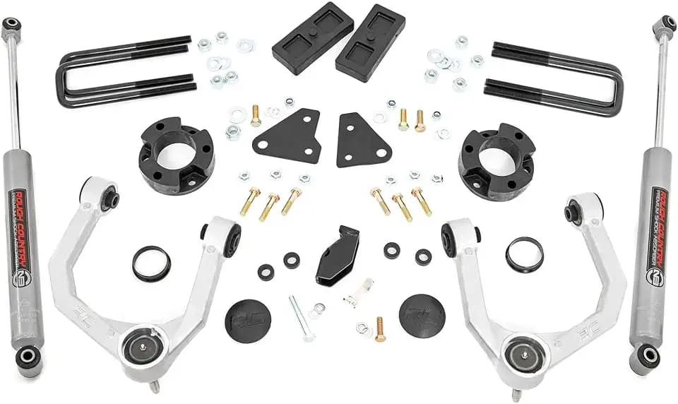 Rough Country 3.5" Lift Kit w/N3 Shocks for 2019-2023 Ford Ranger 4WD - 500011