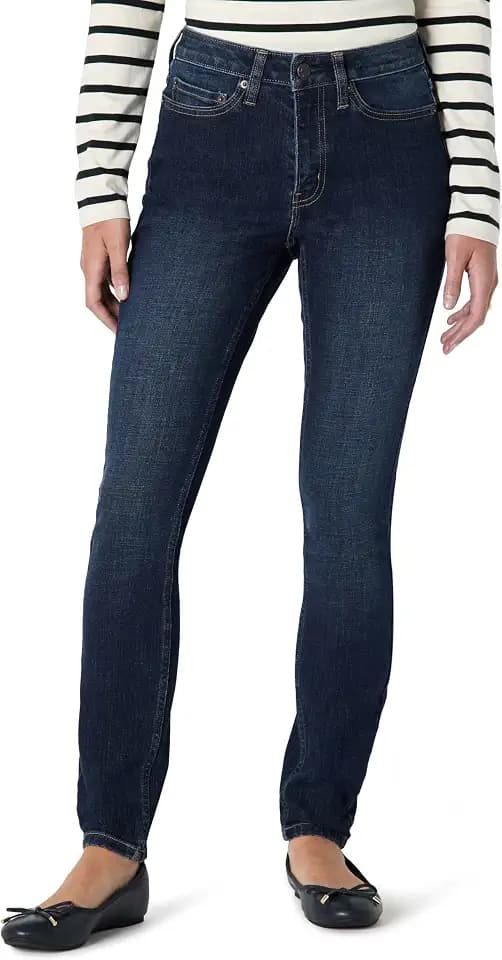 Amazon Essentials Damen Vielseitige Skinny-Jeans mit hohem Stretchanteil, mittelhoher Bund
