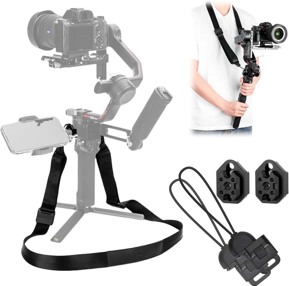 JJC Gimbal Stabilizer Shoulder Strap for DJI RS4 Pro RS 4 RS3 Pro RS 3
