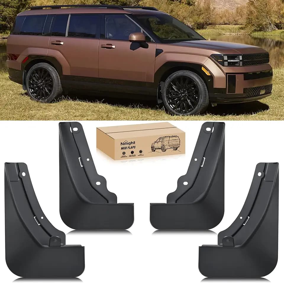 Nilight Mud Flaps Splash Guards for Hyundai Santa Fe 2024 2025 2026