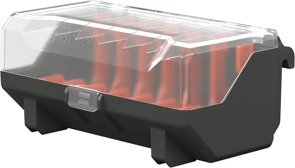 Klein Tools 54874MB MODbox Electrical Tape Holder, Modular Wall and Rolling System Accessory, Holds Up to Eight Rolls, Open-Frame Design for Quick Access, Tool-Free Installation