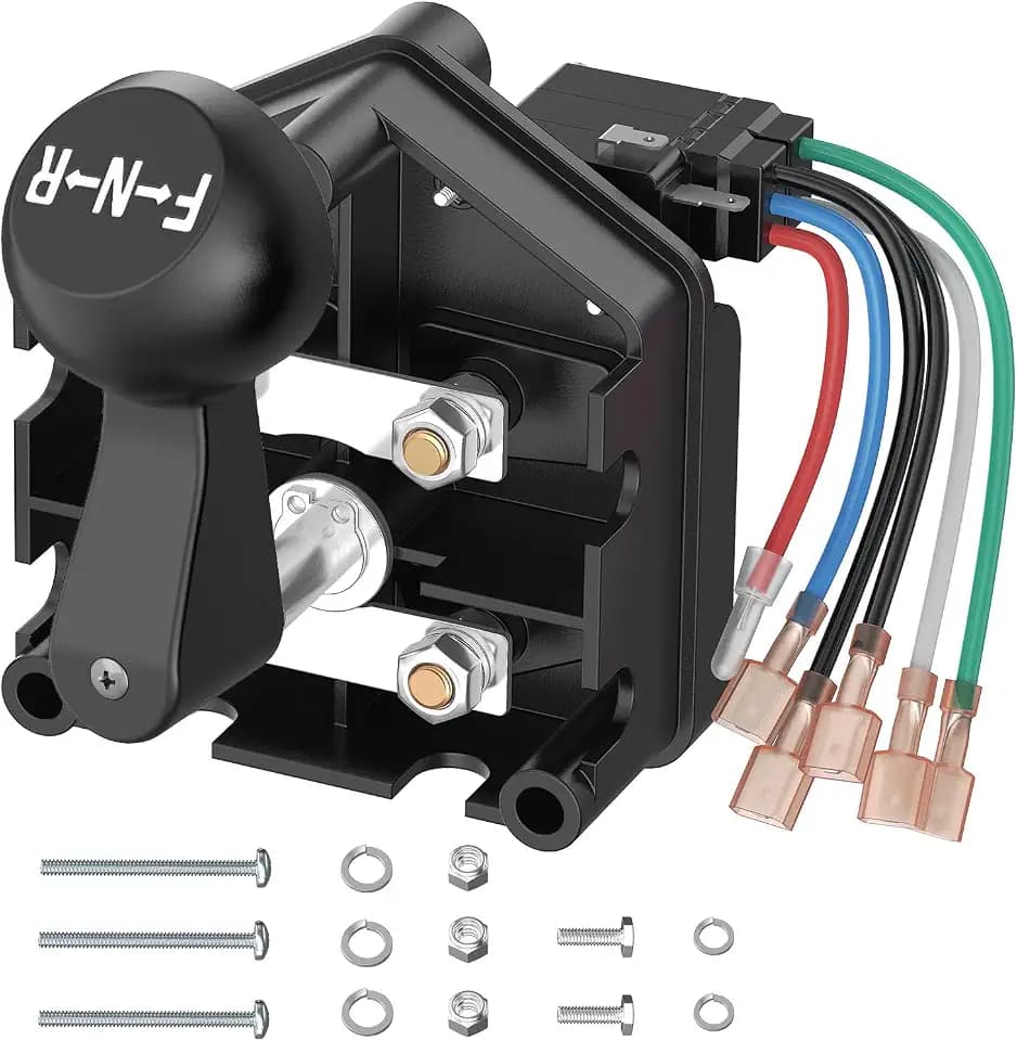 Club Car DS 48 Volt Forward Reverse Switch Assembly with Handle, Micro Switch for 1996-Up Club Car DS and 2018-UP Tempo Golf Cart. Replaces OEM# 1017530-05 1012987