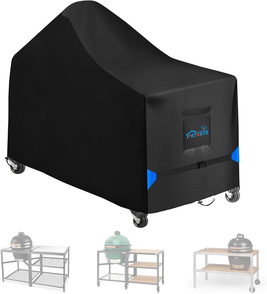 60 Inch Grill Cover for Kamado Ceramic Grills Heavy-Duty 600D