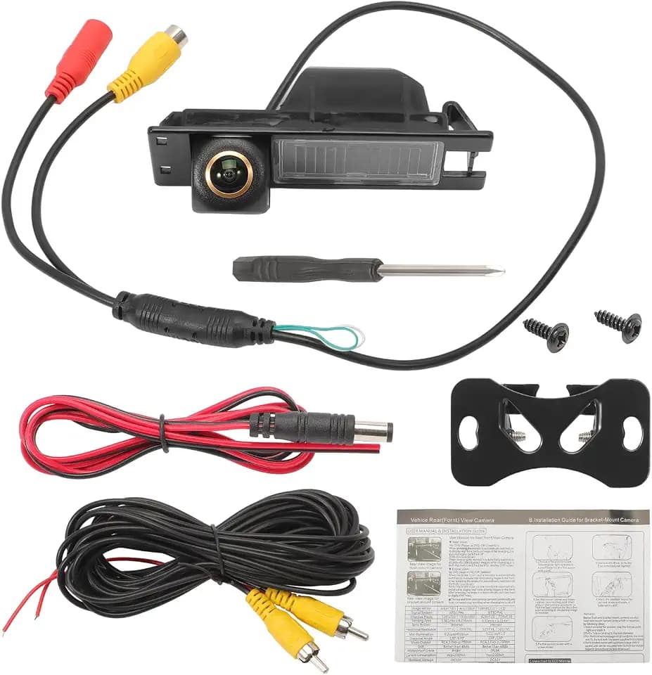 1080P AHD Rückfahrkamera für Opel Astra H Zafira B Corsa D Vectra C Insignia 175 Grad Rückkamera Einparkhilfe Kamera Parkkamera Kofferraum Kamera